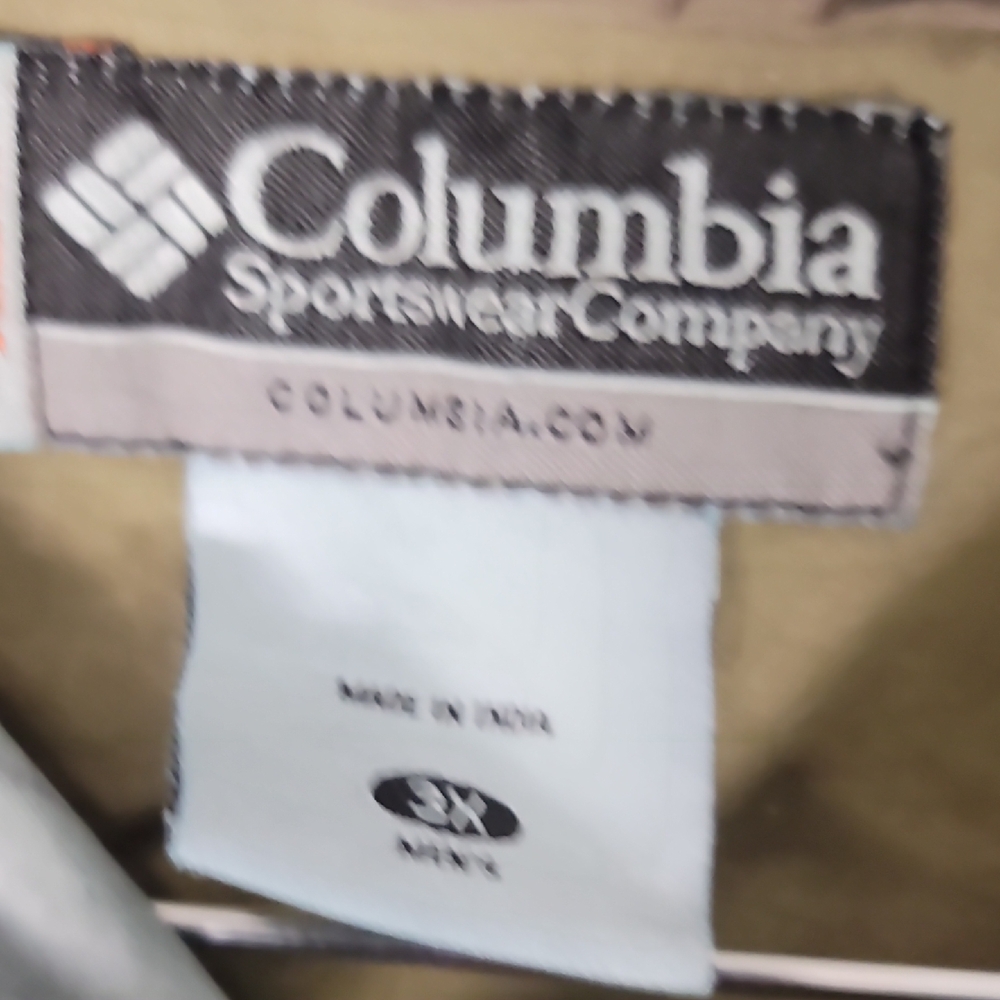 Columbia Canvas Big & Tall Gray Lightweight Shirt Jacket Casual Style - Picture 3 of 7
